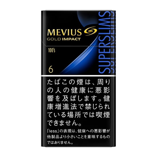 メビウスゴールド インパクト６ 100 Sスリム 成田空港の免税品事前予約サイト Japan Duty Free